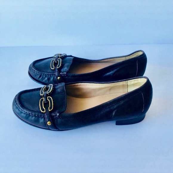 Coach Woman’s Brown Leather Loafers Size 9B - Picture 4 of 8